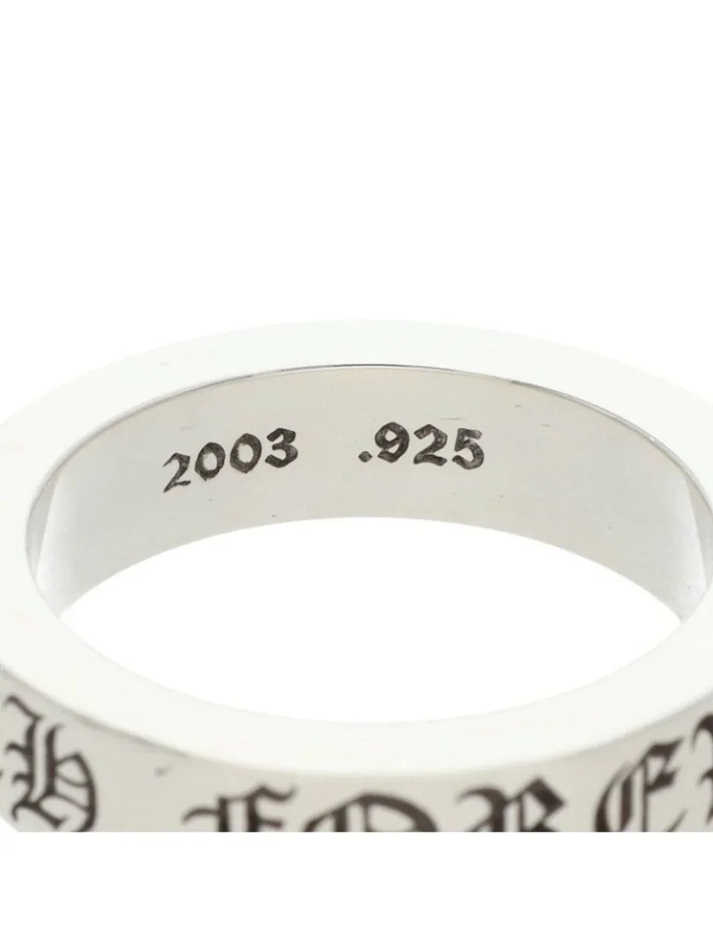 Chrome Hearts Spacer Forever Silver Ring